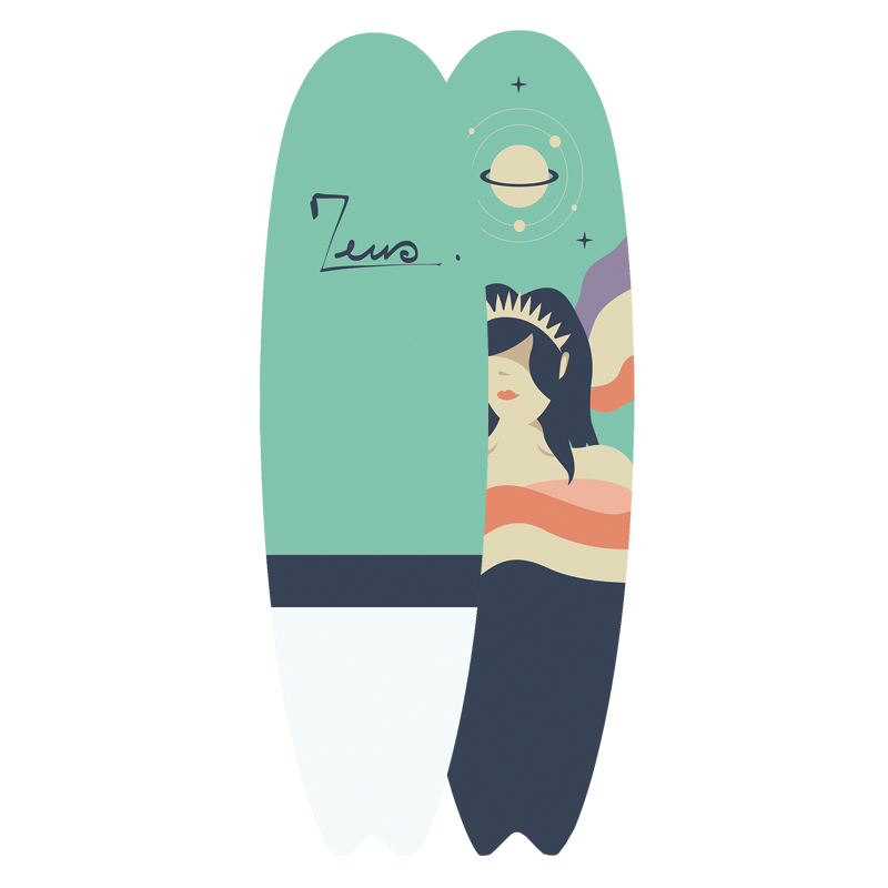 Surfboard 6'10 Gaïa